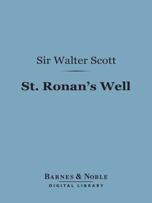 cover image of St. Ronan's Well (Barnes & Noble Digital Library)